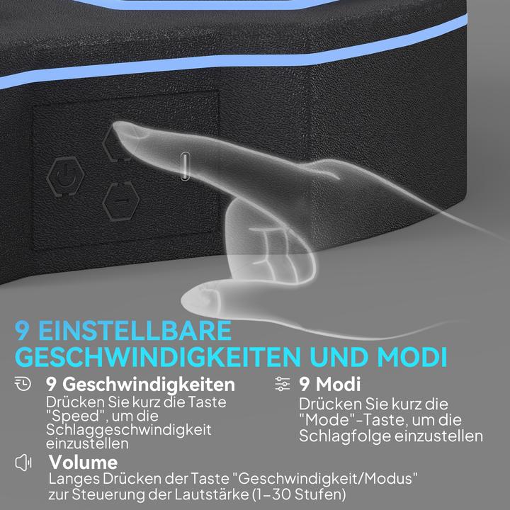 Immagine prodotto SportNow Music Boxing Machine Kunstleder, Kunststoff Schwarz (44 cm)