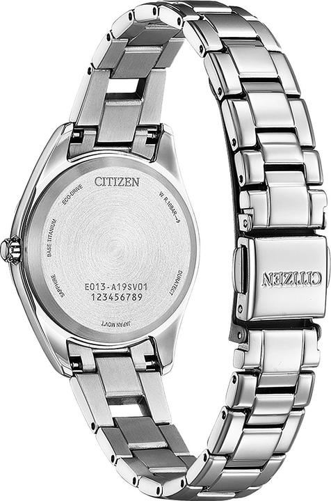 Immagine prodotto Citizen EW2601-81M Orologio da donna in titanio Eco-Drive 29mm 10ATM (Orologio da polso analogico, 29 mm)