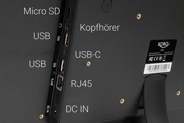 Produktbild Xoro MegaPAD 7 (21.50", 64 GB, Schwarz)