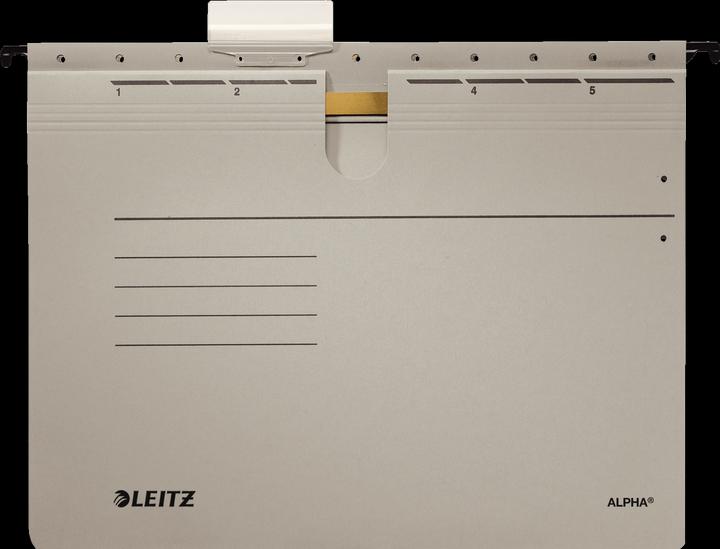 Actual product image Leitz ALPHA hanging file, A4, commercial stapling, gray (A4, 1 x)