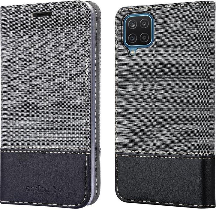 Produktbild Cadorabo Book Jeans Optik Cover (Samsung Galaxy A12, Samsung Galaxy M12)