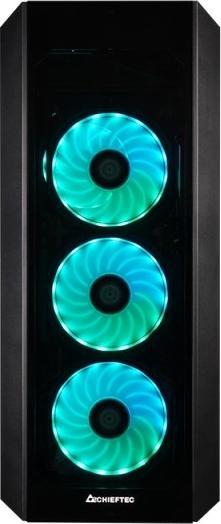 Actual product image Chieftec Scorpion III (black, tempered glass) (Mini-ITX, mATX)