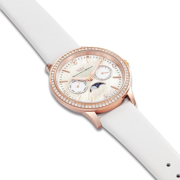Produktbild Multifunktionen Amidala Echtleder Roségold - 34076 (Analoguhr, 38 mm)