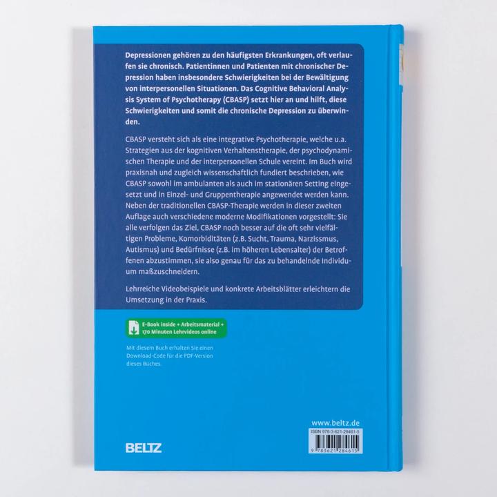 Immagine prodotto Praxisbuch CBASP (Tedesco, Anna Guhn, Eva-Lotta Brakemeier, 2021)