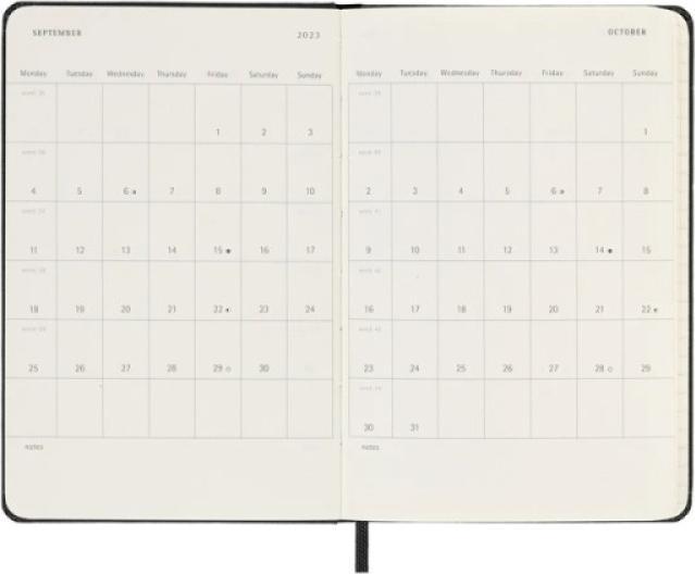 Produktbild Moleskine Wochenkalender (A6, Pocket, Englisch)