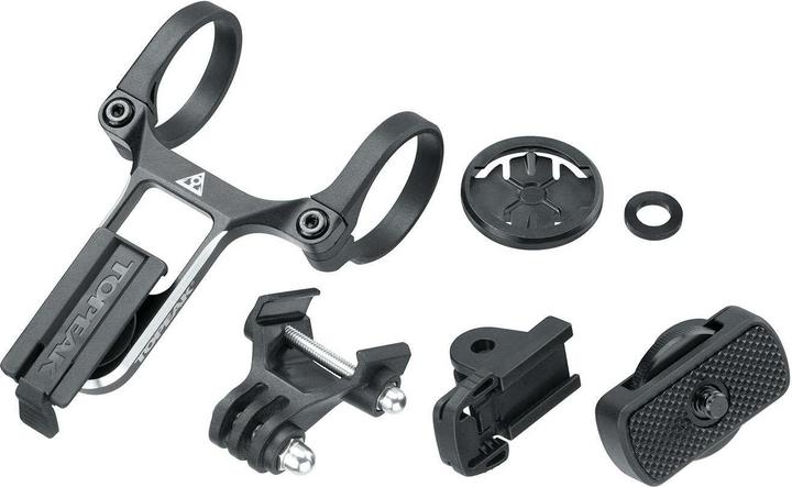 Topeak RideCase Centre Mount bracket for 31.8mm max. load 200g, for RideCase/Garmin/GoPro (GoPro)