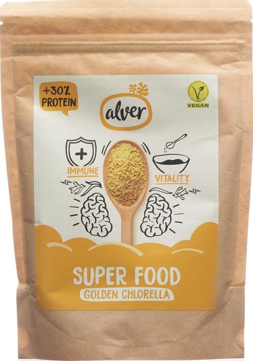 Alver Golden Chlorella - Mikroalgenproteinpulver - Superfood - 250g (1 Stück, Pulver, 250 g)