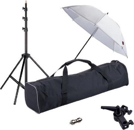Produktbild Linkstar Strobist Set mit Reflexschirm UK-84T (Blitzgerät Ersatzteile)