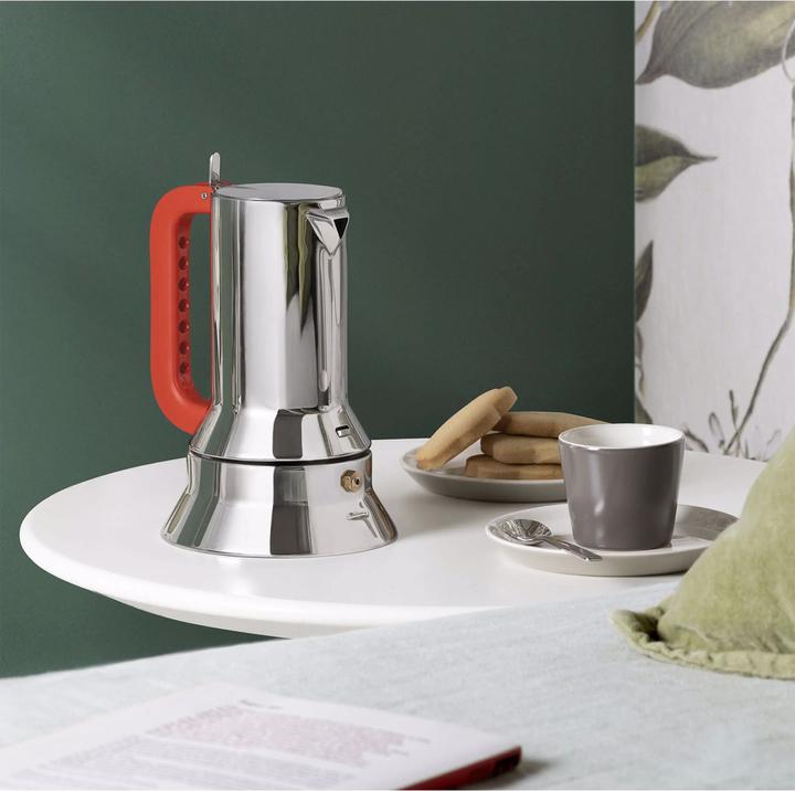 Produktbild Alessi Espressomaschine 9090 für 3 Tassen Stahlgrau (3 T.)