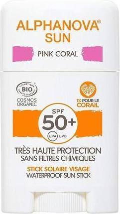 Produktbild Alphanova SUN Bio STICK SPF50+ ROSA sehr hoher Schutz Stick (Sonnenstick, SPF 50+, 12 ml, 12 g)