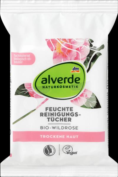 Immagine prodotto dm alverde Salviette detergenti alla rosa selvatica biologica (Panni pulizia)