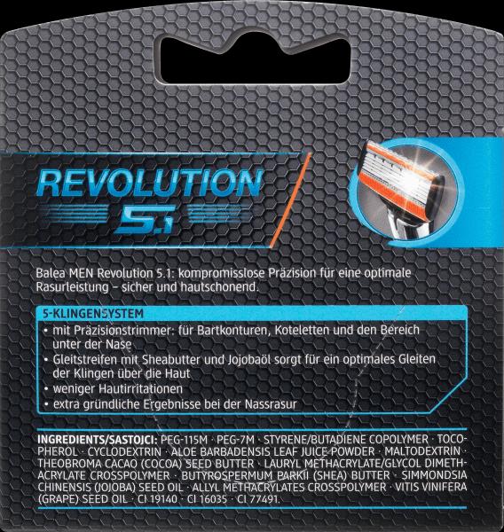 Produktbild dm Balea MEN Rasierklingen Revolution 5.1 (8 x)