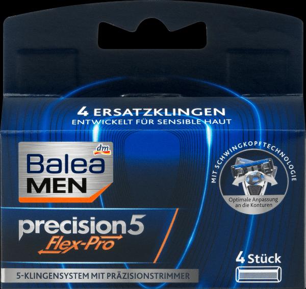 Produktbild dm Balea MEN Rasierklingen precision5 Flex-Pro (4 x)