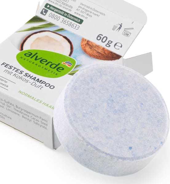 Produktbild dm alverde Festes Shampoo mit Kokos-Duft (Festes Shampoo)