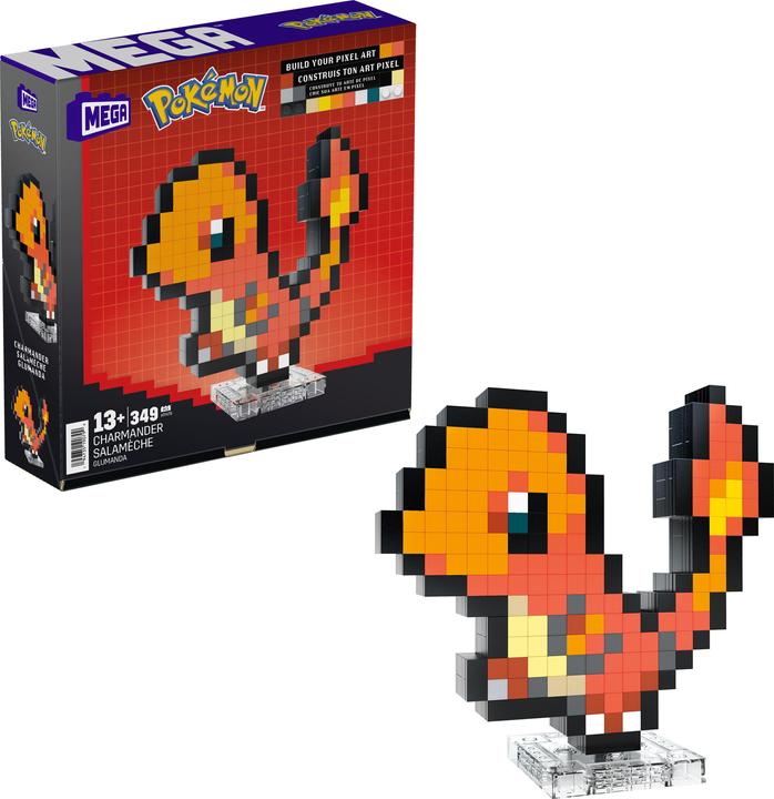 MEGA Glumanda Pixel Art