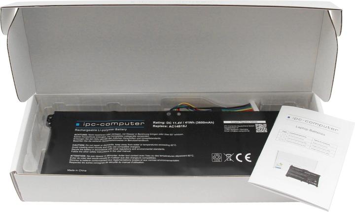 Actual product image IPC KT.0030G.017 (3 Cells, 3600 mAh)