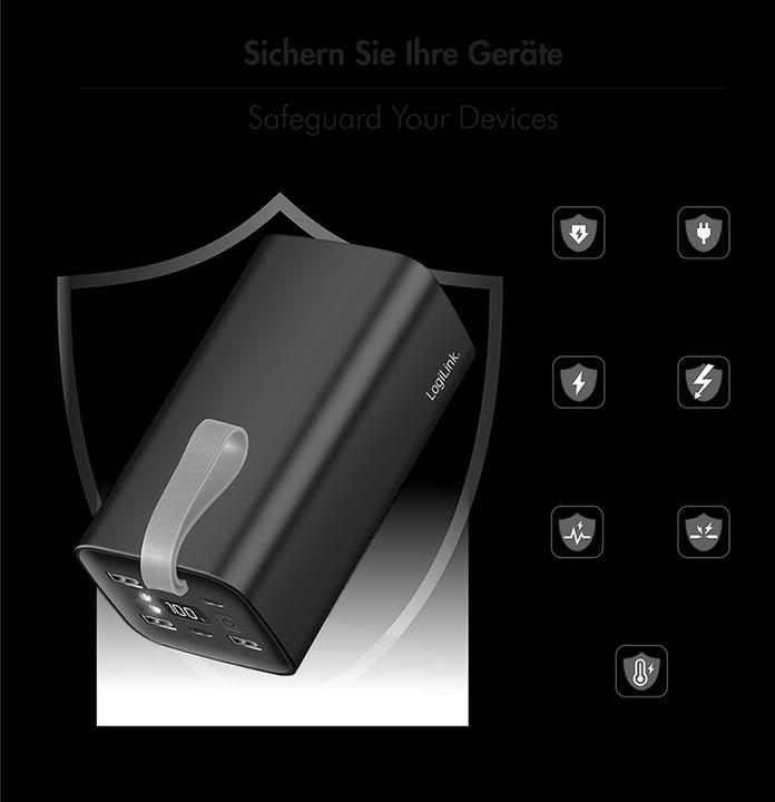 Produktbild LogiLink PA0351 (50000 mAh, 100 W, 100 Wh)