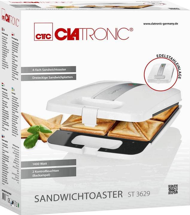 Actual product image Clatronic Sandwichtoaster