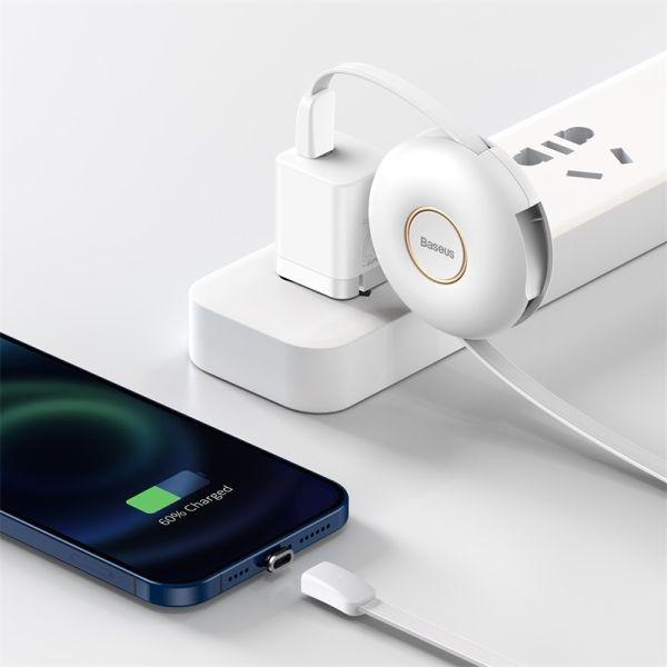 Actual product image Baseus Zinc Magnetic Safe Charging Cable (20W) (1 m)
