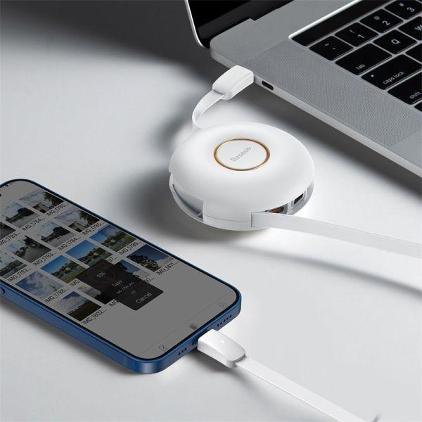Actual product image Baseus Zinc Magnetic Safe Charging Cable (20W) (1 m)