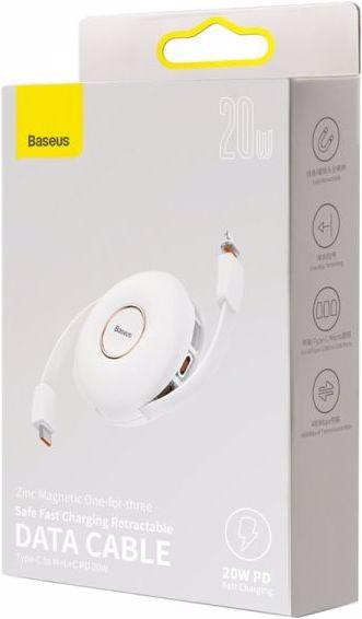 Actual product image Baseus Zinc Magnetic Safe Charging Cable (20W) (1 m)