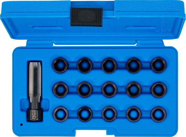 Produktbild BGS Reparatursatz für Zündkerzengewinde M14 x 1,25 mm 16-tlg.