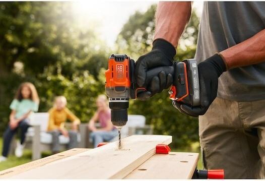 Produktbild Black & Decker Black&Decker Akku-Bohrschrauber 18V, ohne Akku BCD382XN (Akkubetrieb)