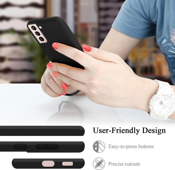 Actual product image Cadorabo TPU Liquid Silicone Case Cover (Samsung Galaxy S21+)