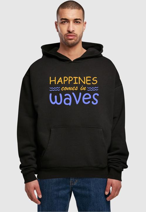 Actual product image Merchcode Summer - Happines comes in waves Ultra Heavy Hoody - 112305 (M)
