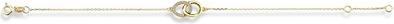 JVD - Gold bracelet with linked rings ZB0123XJ71-6519