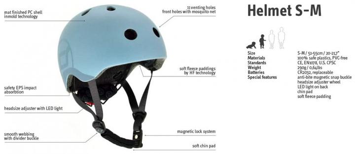 Actual product image Scoot and Ride SM Steel (51 - 55 cm)