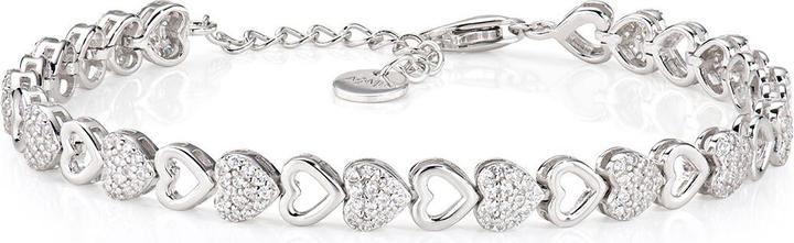 Amen Heart Armband (19 cm, Silber 925)
