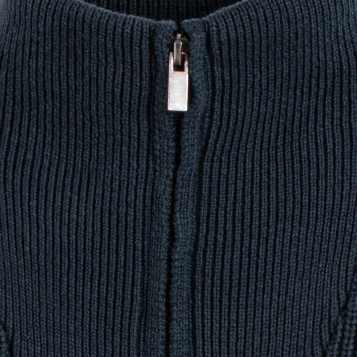 Produktbild La Redoute Collections Grobstrickpullover mit Troyerkragen und Streifen (152)