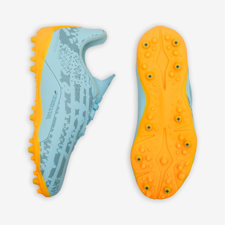 Image du produit Kipsta Chaussures de football enfant a scratch viralto i easy mg/ag Bleue (32)
