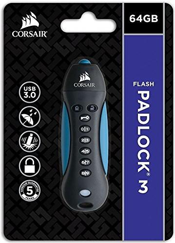 Actual product image Corsair Padlock 3 Secure (64 GB, USB-A)