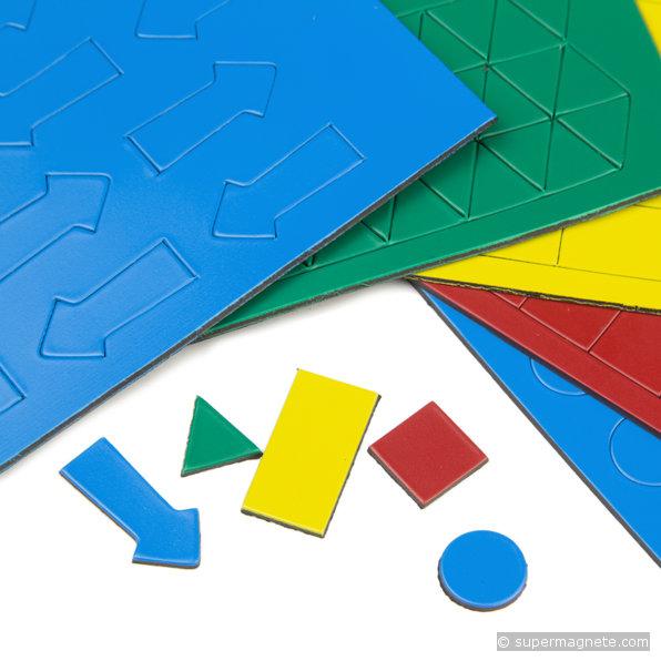 Actual product image Supermagnete Super magnet magnetic symbols arrow small blue (30 x)