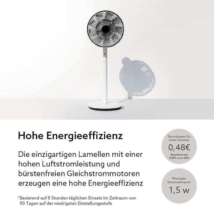 Image du produit Balmuda Stand-/Tischventilator EGF-1700 - The GreenFan (13 dB)