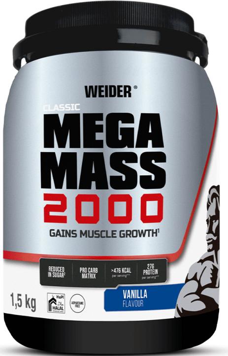 Image du produit Weider Mega Mass 2000 (Vanille, 1 pcs, 1697 g)