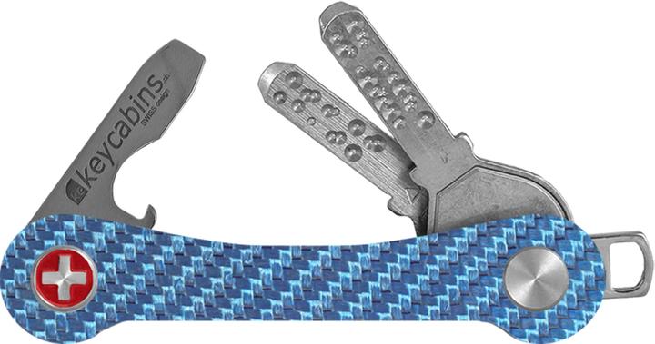 Keycabins Schlüsselorganisator KCCS1.3 Carbon S1 light blue