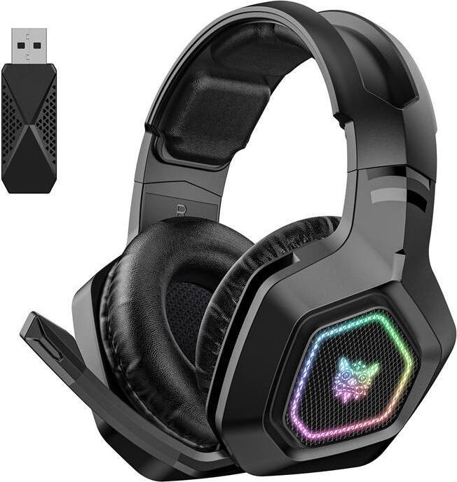 Onikuma B100 gaming headphones (black) (Kabellos, Kabelgebunden)