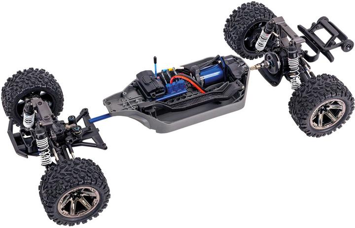 Actual product image Traxxas Rustler 4x4 Vxl HD without battery and charger (RTR Ready-to-Run)