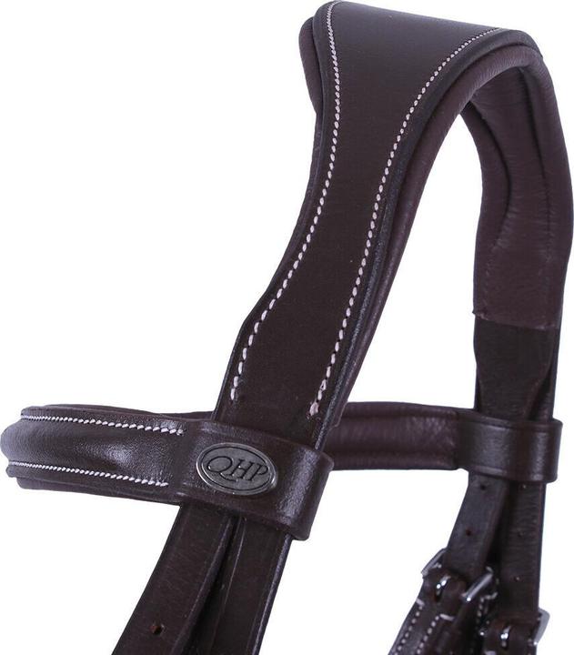 Actual product image Qhp Riding bridles with decorative stitching