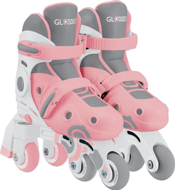 Actual product image Globber LEARNING SKATES 2in1 pastel pink, size 26-29 (29)