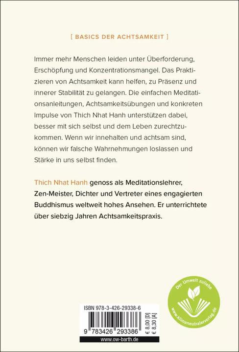 Produktbild Einfach präsent (Deutsch, Thich Nhat Hanh, Ursula Richard, 2023)