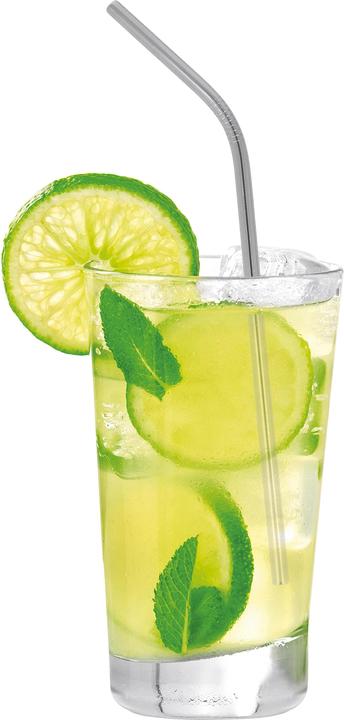 Actual product image Metaltex Drinking straw (4 x)