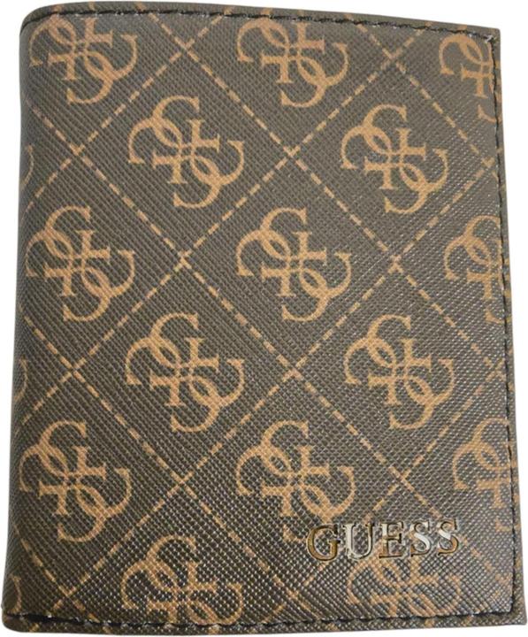 Actual product image Guess Vezzola, Textile Wallet, Small Billfold, SMVEZLLEA22, Black, For Men