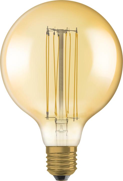 Osram Vintage 1906 Led Classic Slim Filament Globe (E27, 8.80 W, 806 lm, 1 x, F)