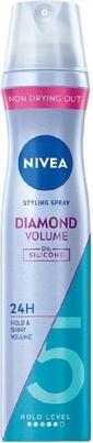 NIVEA Haarspray 250ML Diamond Volume stärkt das Haar mit Volumen (250 ml)