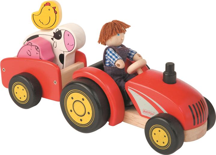 Spielba Tractor with trailer+builder