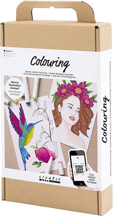 Image du produit Creativ Company Kit de bricolage - Coloriage - Brosse à dessin (970839)
